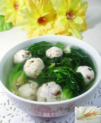 香菇鸡肉丸汤