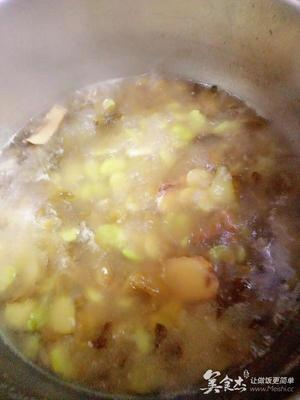胡豆瓣酸菜汤怎么做