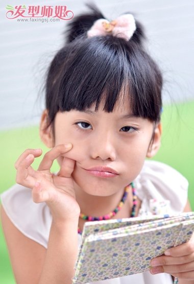 小女生发型扎法短发