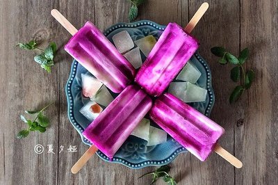 火龙果冰棍的制作方法