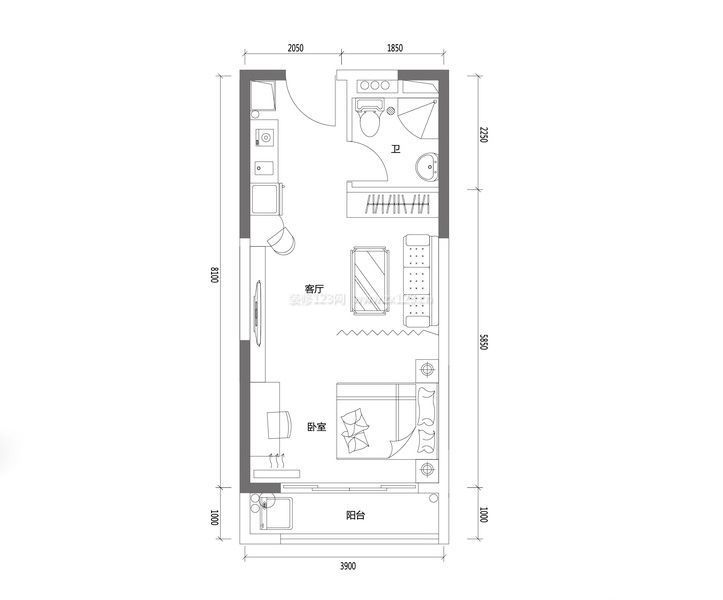 房屋平面设计图 房屋平面