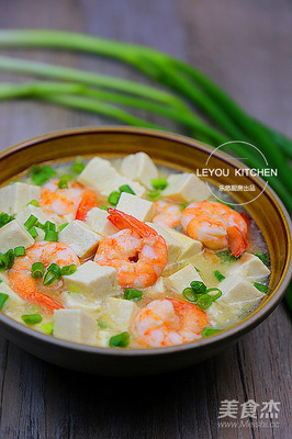 虾仁烩豆腐