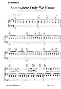 somewhere only we know mp3网盘