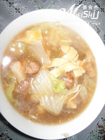 豆腐炖肉汤的做法大全家常