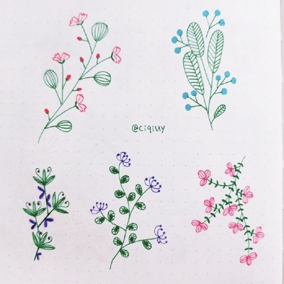 装饰本子的简笔画