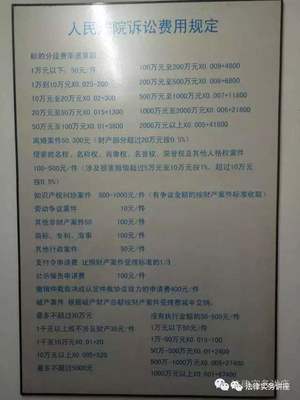 海南省律师收费标准