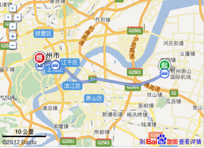 萧山机场到杭州西湖怎么走