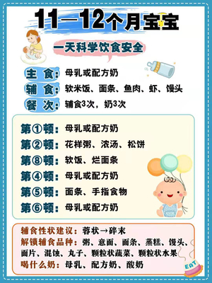 14个宝宝一天饮食安排