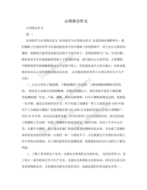 消防安全心得体会作文600字作文怎么写