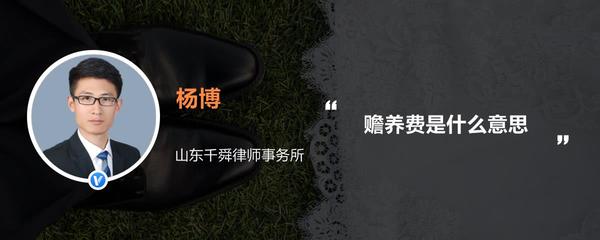 离婚赡养费是什么意思