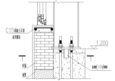 钢结构与砌体之间连接（钢结构与砌体之间的连接方式） 结构污水处理池设计 第4张