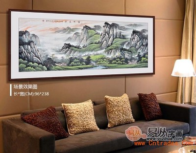 山水画能挂厨房吗