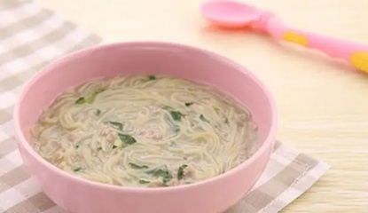 几个月能吃面条