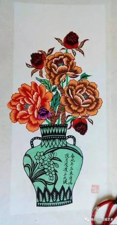 月季花面的制作方法