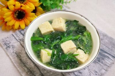 菠菜冻豆腐的做法大全家常