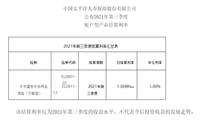 太平洋万能险是什么