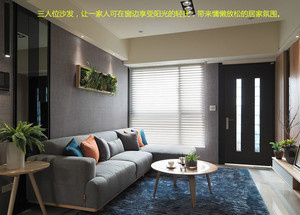 58平米两室一厅装修效果图