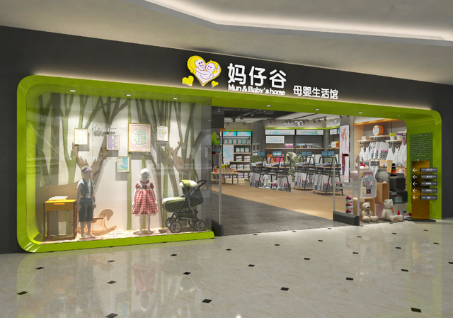 母婴店门头设计效果图大全