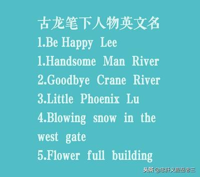 lu开头的英文名男