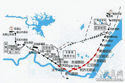 武汉地铁21号线线路图