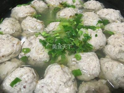 香菇丸子油菜