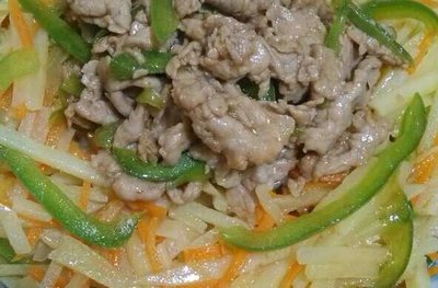 粉炒猪肉的做法大全家常