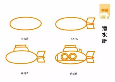 31个带儿歌的简笔画,海陆空都齐了