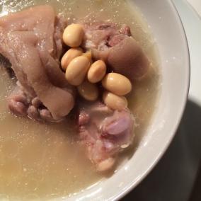 大豆蹄花的制作方法