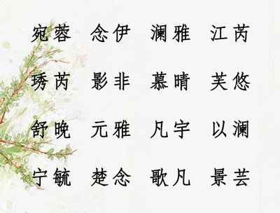 名字带美的女孩名字