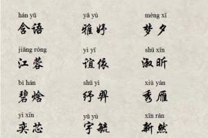 有意义的名字大全