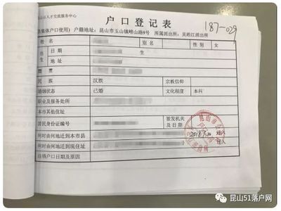 集体户口 户口本
