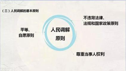 调解的基本原则