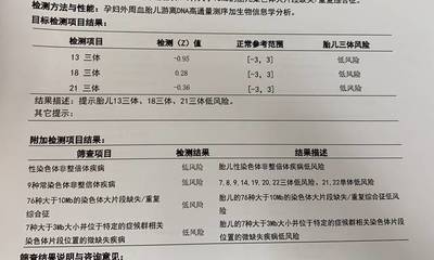 孕妇唐氏筛查临界风险
