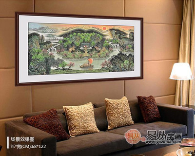 山水画能挂厨房吗