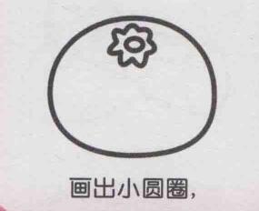 半个橘子简笔画