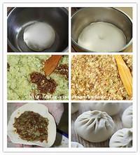 肉馅水煎包的制作方法