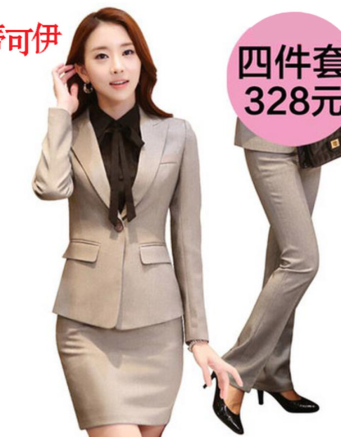 黑衬衫职业女装