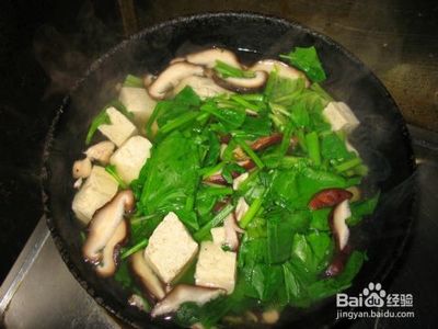 菠菜冻豆腐的做法大全家常