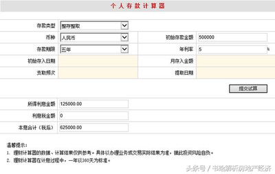 买房还贷计算