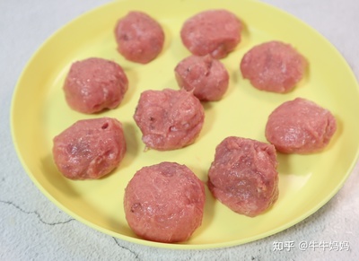 9个月宝宝肉丸子的做法