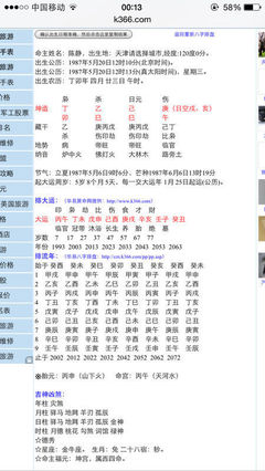 解读八字排盘