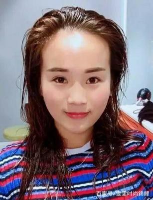 圆脸高额头适合的刘海