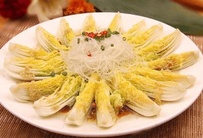 蒜蓉蒸大白菜的做法