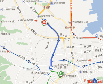 大连西安路地铁站出口