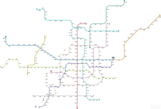 西安地铁路线图