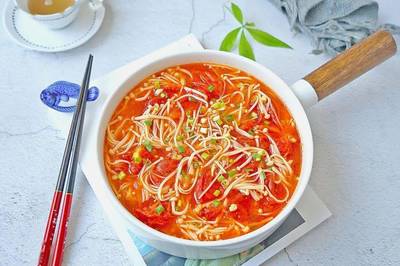 金针菇香菇泡饭