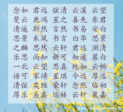 然取名寓意