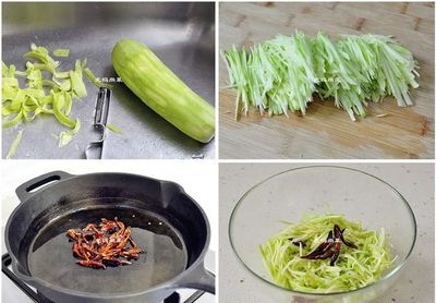 西葫芦凉拌的做法大全