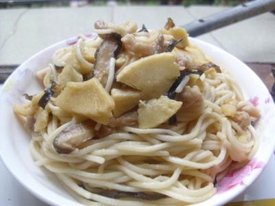 香菇炒面汤的做法大全家常