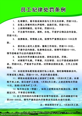 处罚条例